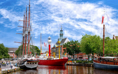 Emden, Stadthafen  Ems
